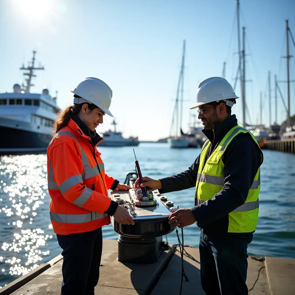 Group of professionals discussing strategies for implementing smart grid solutions in a conference setting.